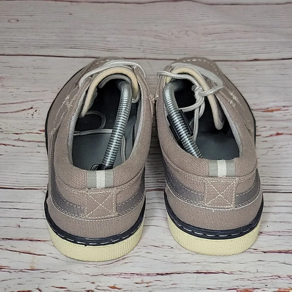 IZOD OASIS Men's Linen Taupe Casual Shoes Size 11